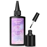 Bonsky(ボンスキー) レジン コーティング液 60g UV/LEDレジン液コーティング液 極艶 高い透明 刷毛付き