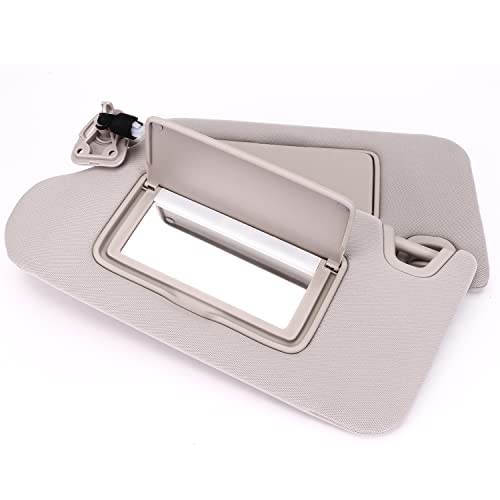 Sun Visor 96401-3TA2A 96400-3TA2A with Mirror and Vanity Light Gray Compatible with Nissan Altima 2013-2018
