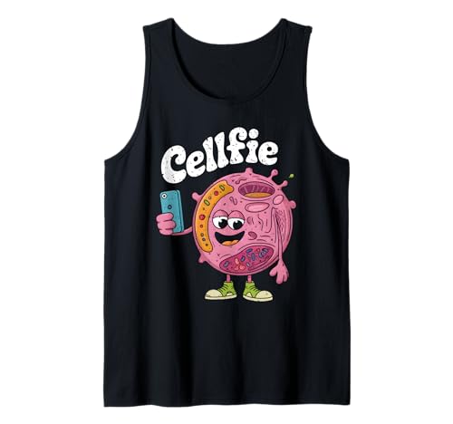 Cell Fie Funny Profesor de Biología Celular de Ciencias Sarcásticas Camiseta sin Mangas