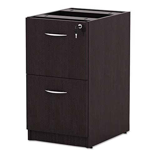 Alera Aleva542822Es 15.63 In. X 20.5 In. X 28.5 In. Valencia Series 2-Drawer Full File Pedestal - Espresso #TOP11