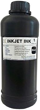 ND 500ml Premium Led UV Curable Black Ink for Flatbed Printer Head R290,L800,L1800,R1390,R1400,R2000,DX5,DX7