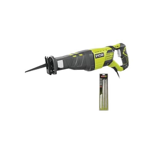 Pack RYOBI Scie sabre électrique RRS1200 K lot de 3 lames scie sabre RYOBI acier et inox 300152mm RAK03SSRB - vue 2