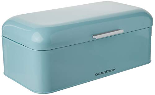 Culinary Couture Extra Large Turquoise Bread Box...
