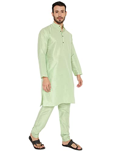 Image of Maharaja Banarasi Dupion Silk Kurta Pjama Set for Men