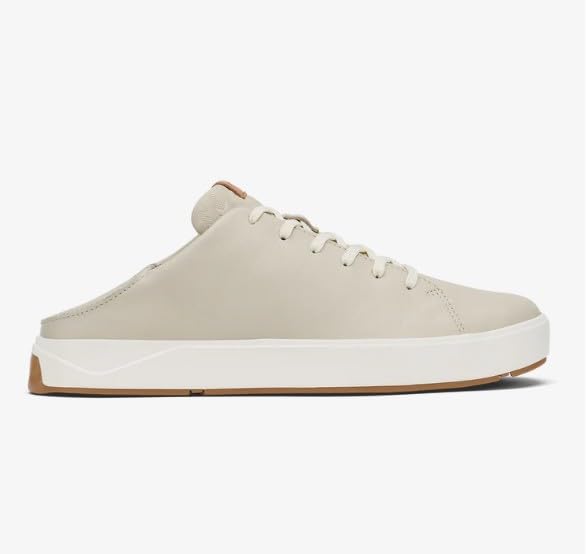 OLUKAI Lae'ahi Li 'ILI Men's Leather Sneakers, Supple Full-Grain Leather Shoes, Drop-in Heel & All Weather Rubber Soles3