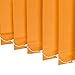 ZXXL Pomarańczowe żaluzje pionowe do okna salonu, zaciemniające pokoje, 100% zaciemnienie, 80 cm/100 cm/110 cm/120 cm/140 cm szerokości (rozmiar: 80 x 140 cm (31,5 x 55,1 cal))