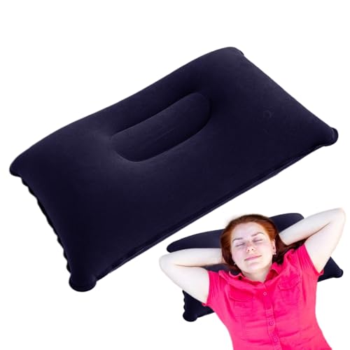 Generisch Camping-Luftkissen – Aufblasbares Kisen, Leichte Reiseunterstützung, Weiche Ruheunterlage, Tragbares Schlafzubehör, Kompaktes...