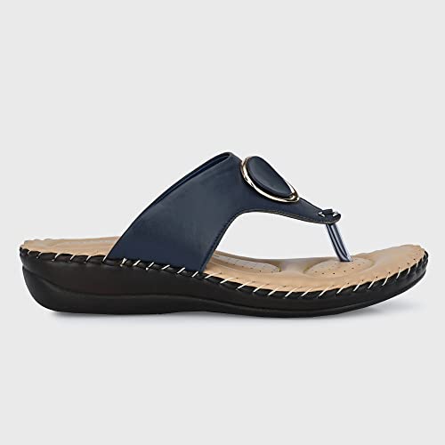Image of Centrino Women's Thong Comfortable Ortho Care Ladies | Fashion Wear Sandal & Chappal | Soft Cushioned for More Comfort (7902)