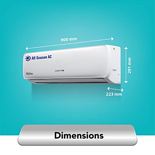 Image of Amstrad 1.5 Ton 3 Star Inverter Split AC (Copper, All Season Hot & Cold AC, AM20I3HC, White)