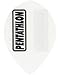 US Darts Pentathlon White Pear Shape Flights - 3 Sets (9 Flights) - 100 Micro Ex-Tough