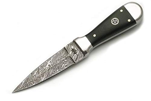Bucknbear Custom Handmade Damascus Bodice Dagger Knife (Micarta Handle) #TOP13