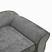 vidaXL Hundesofa Dunkelgrau 72x45x30cm Plüsch Hundebett Hundecouch Katzensofa