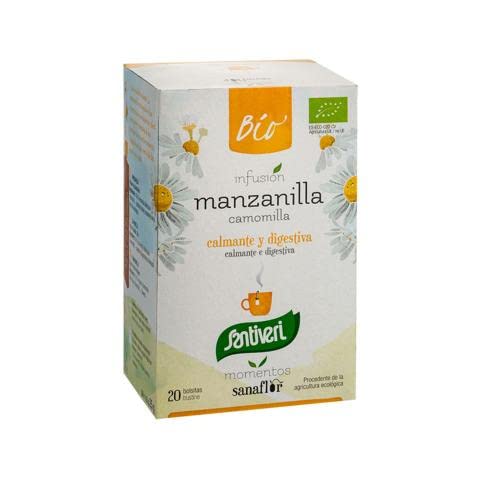 Santiveri Manzanilla Bio 20 Filtros, No Aplicable