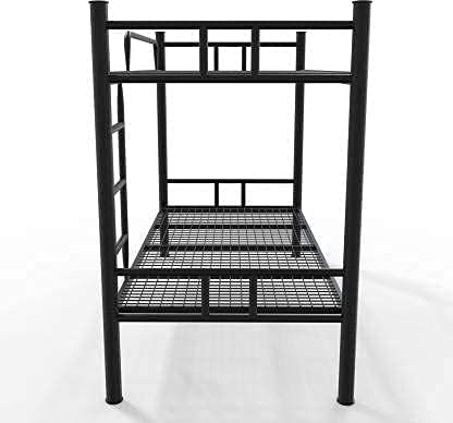 Image of Swing Vian Bunk Bed Metal Bunk Bed (Finish Color - Black)