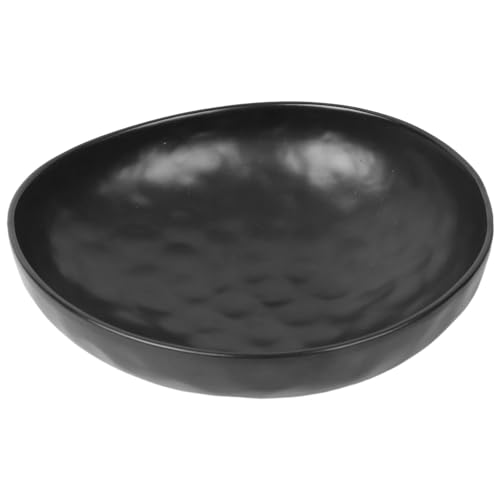 salomayes Wabi-Sabi Decorative Bowl Matte Black Ceramic