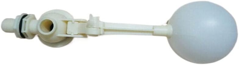 Aurorad 1Pcs Plastic Float Valve Adjustable Float Valve Tank Float Switch Corrosion Resistant Float Valve Tank Water Tower Controller (Size : 1.2 inch)