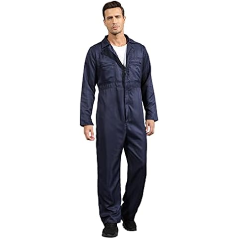 Xambop Disfraz de Michael Myers para hombres adultos, Azul marino, Large Cover