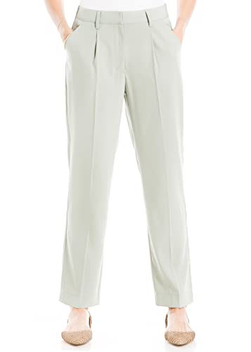 Max Studio Women's Straight Leg Pant with Zipper