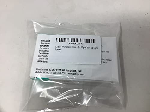 Safetec Ammonia Inhalant Pouches First Aid 10 per Box, No Color - Thumbnail 4