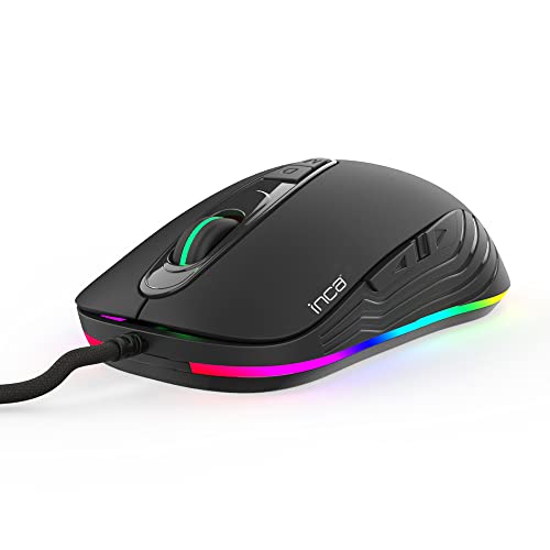Souris de jeu Inca IMG-348 PHALDOR RGB 3200 DPI avec macro programmables
