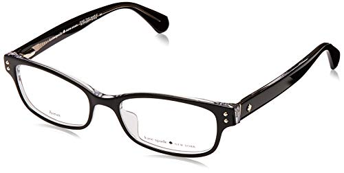 Image of Kate Spade Lucyann2 807/16 BLACK Eyewear Women's Acetate, Standard, 49