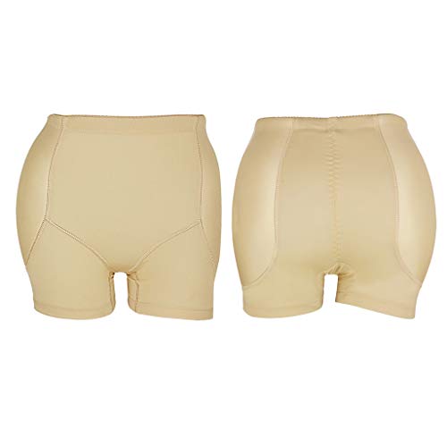 Horoshop Calcinha feminina com controle de barriga, sem costura, acolchoado, acolchoado, levanta o b