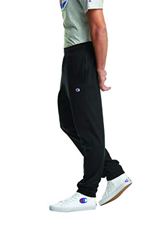 Champion, Midweight Cotton Sweatpants, Best Comfortable Joggers For Men, 31" Inseam, Black-586532, X-Large #TOP2