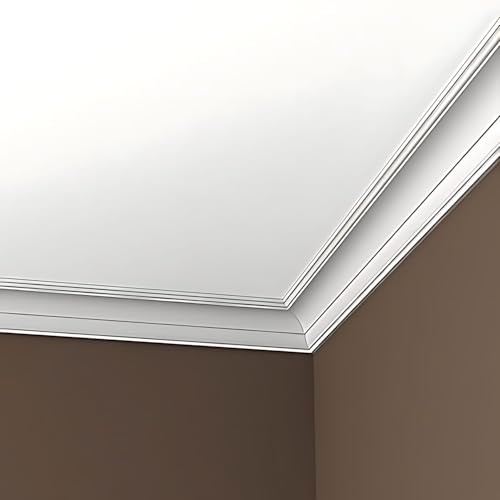 Moulures de plafond en polystyrène extrudé XPS corniche decorative 200cm - 6