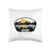 Keyser West Virginia, WV Vacation Souvenir Throw Pillow