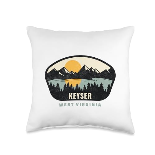 Keyser West Virginia, WV Vacation Souvenir Throw Pillow