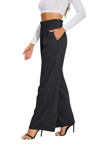 NIMIN Dress Pants for Women, High Waisted Wide Leg Trousers, Business Casual Work Pants4