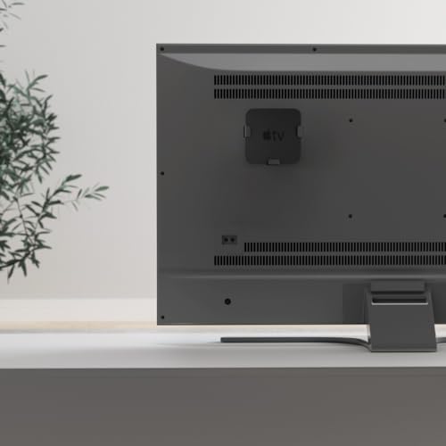 Hama Wandhalterung für Apple TV HD (4. Generation)/4K (1./2./3. Generation), magnetisch (zur Montage der Apple TV Box an Wand oder Fernseher, mit Fischer-Dübeln und VESA Schrauben) schwarz – Bild 5
