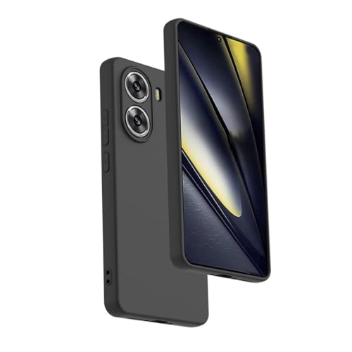 Image of Lustree Back Cover Silicon Flexible Shockproof Anti Scratch Back Cover for Poco X7 Pro - Black