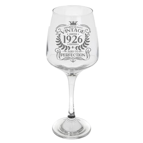 Verre à vin 1926 grand format pour table festive d'anniversaire