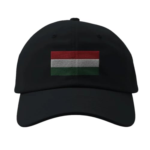 Casquette drapeau de la Hongrie noir idéale pour les matchs