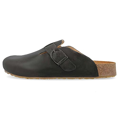 Image of HAFLINGER Grizzly Zigzag Felt Clog Wool Slipper