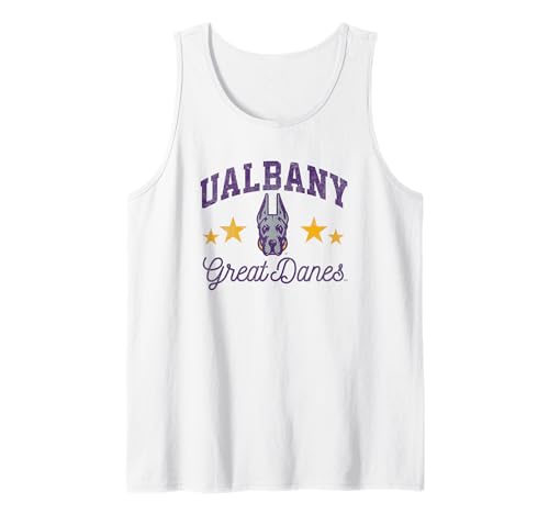 University at Albany Great Danes Logo Tank Top