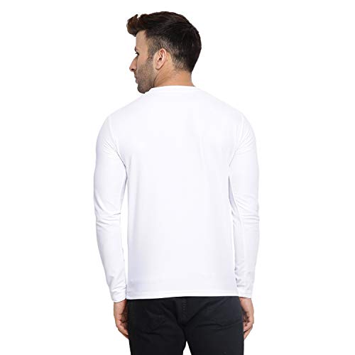 Image of CHKOKKO Gym T Shirts for Men Workout Solid Quick Dry Sports Men T-Shirts Breathable Lightweight Full Sleeve Regular Fit Round Neck Running Stylish Tshirt for man