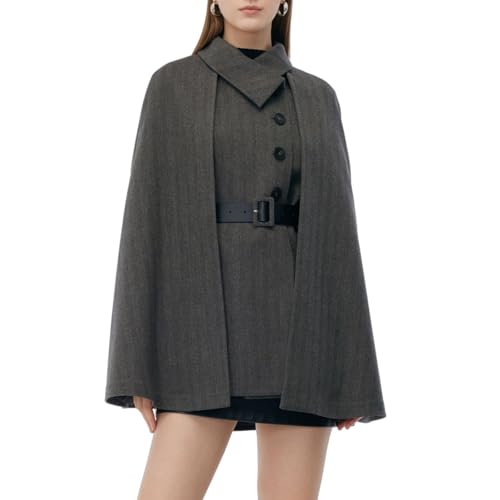 Amazon.com: GOELIA Womens Spring Washable Wool Cloak Coats And