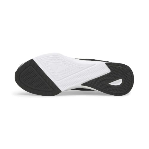 Image of PUMA Unisex Flyer Runner MESH Running Shoe, Black White, 3.5 UK