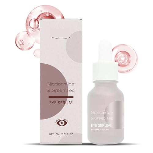 Suero for Ojos Con Niacinamida Y Té Verde, Reduce la Opacidad, Realza la Luminosidad E Hidrata de Forma Duradera(1pcs)