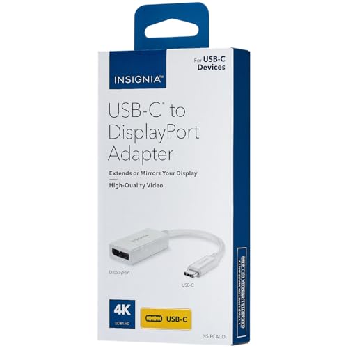 Adaptateur USB-C vers DisplayPort 4K NS-PCACD-C pour moniteur PC - 3