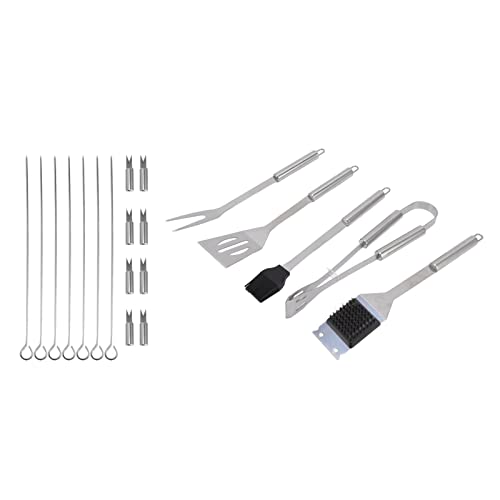 Set de herramientas para BBQ de acero inoxidable miniatura 4