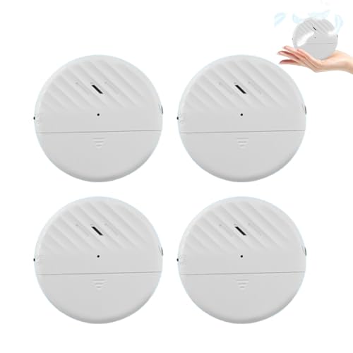 2/3/4/6個 防犯アラーム 窓 ドア 防犯グッズ 大音量 防犯 盗難防止 振動センサー 防犯ブザー 振動アラーム 125db 警報機 防犯センサー ブザー 防犯ベル ドアセンサー 超薄型 (ホワイト,4個)