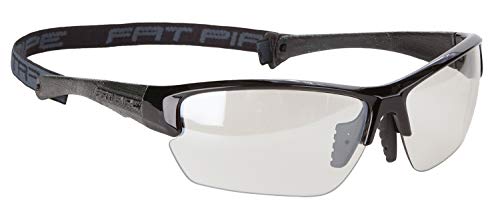FAT PIPE & Uni Hockey Floorball  Gafas Eagle Eye II Junior Color: Negro | con Certificado de Iff para Calidad certificada
