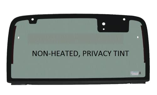 PPR Industries 309903 97-02 G Rear Back Glass Window Without Defrost for 97-02 1997-2002 AFTERMARKET Replacement for Jeep Wrangler Hardtop with Privacy Tint 97 98 99 00 01 02