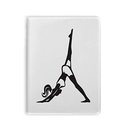 Journal de yoga Leg Motion couverture souple carnet étirement fille