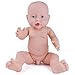 HiPlay Realistic Baby Doll Lifelike Silicone Vinyl Naked Boys/Girls Newborn Baby Dolls for Kids Toys/Nursing Practice/Teaching/Photography - Size & Gender Selectable (16"-Boys)