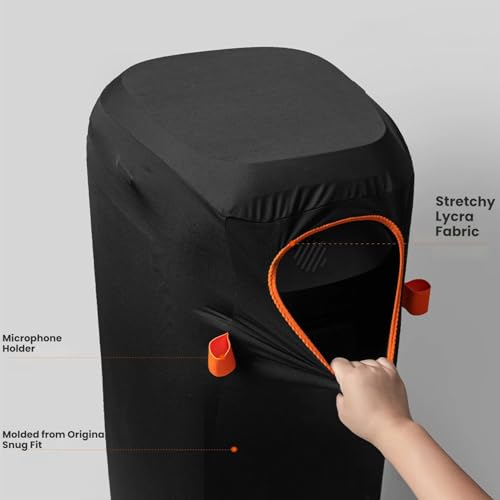 Dust Cover Case for JBL PartyBox 110/JBL PartyBox Club 120 - Portable Party Speaker, Protective Cover with Elastic Band Protective Dust Case for JBL Speaker(Cover Only)