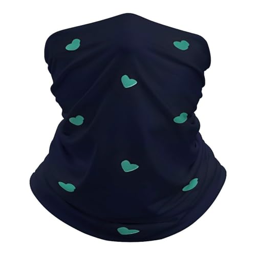 Lovely Blue Background Mascarilla Facial para Clima Frío Cuello Tubular Bufanda Bandeleta a Prueba de Viento para Hombres y Mujeres Balaclava Elástica para Motociclismo Ciclismo Esquí Fiesta miniatura 2